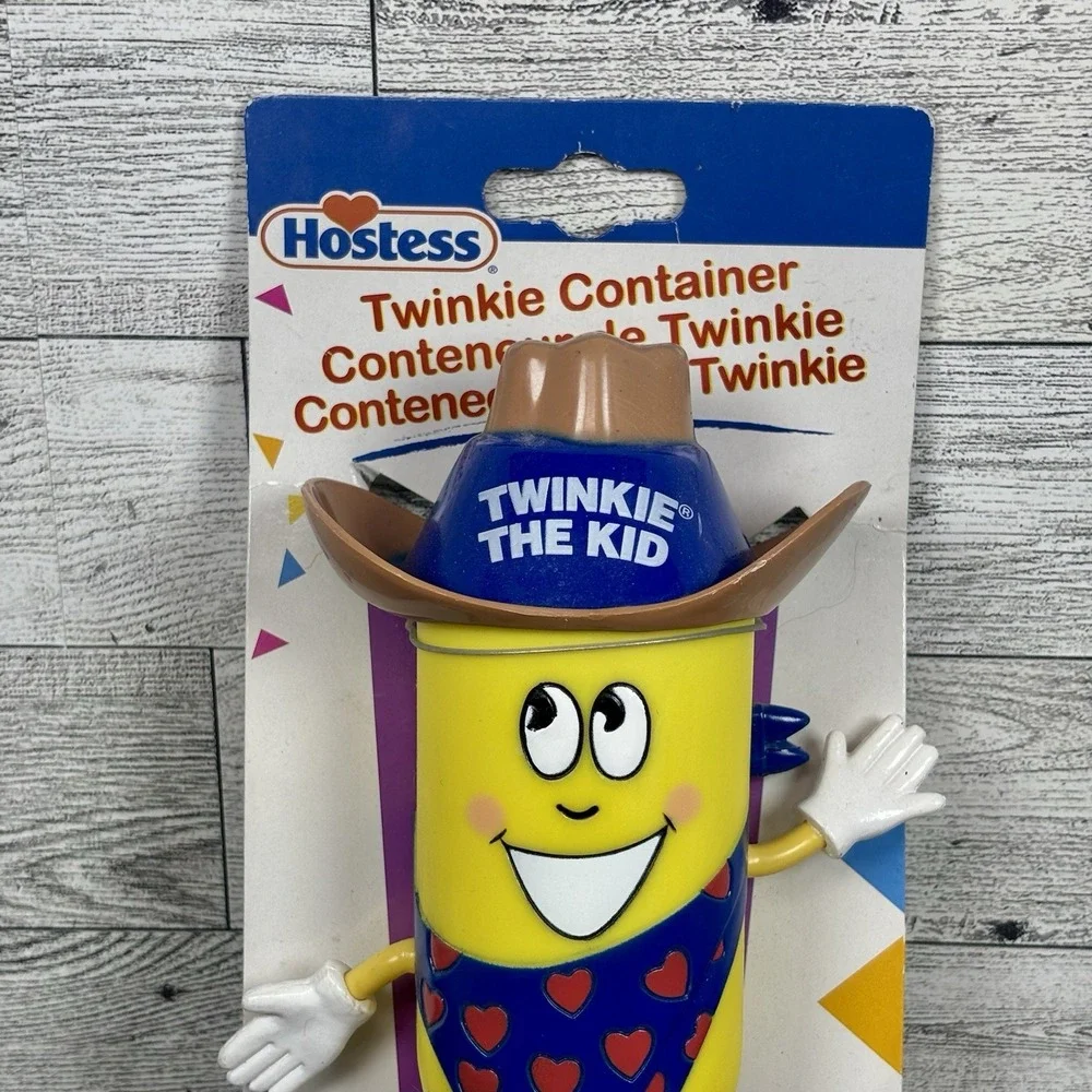 Hostess‎ Twinkie Kid Twinkie Holder Cowboy Food Storage Container Case 2001 NEW